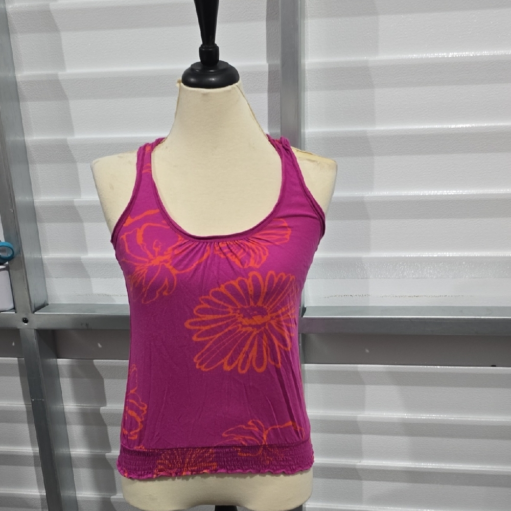 American Eagle Outfitters Pink Fitted Tank Top Size XS‎